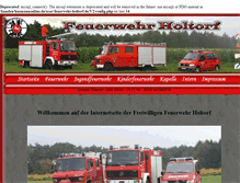 Tablet Screenshot of feuerwehr-holtorf.de